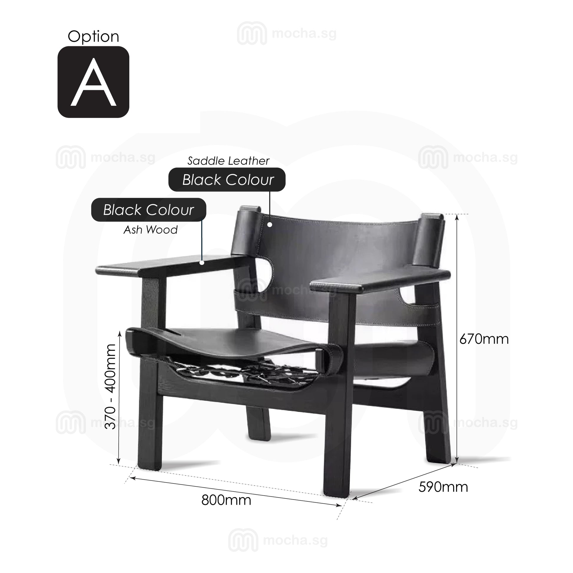Sierra – Spanish Chair [Lounge Chair]