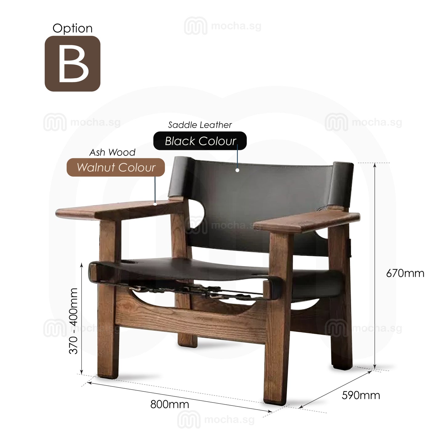 Sierra – Spanish Chair [Lounge Chair]