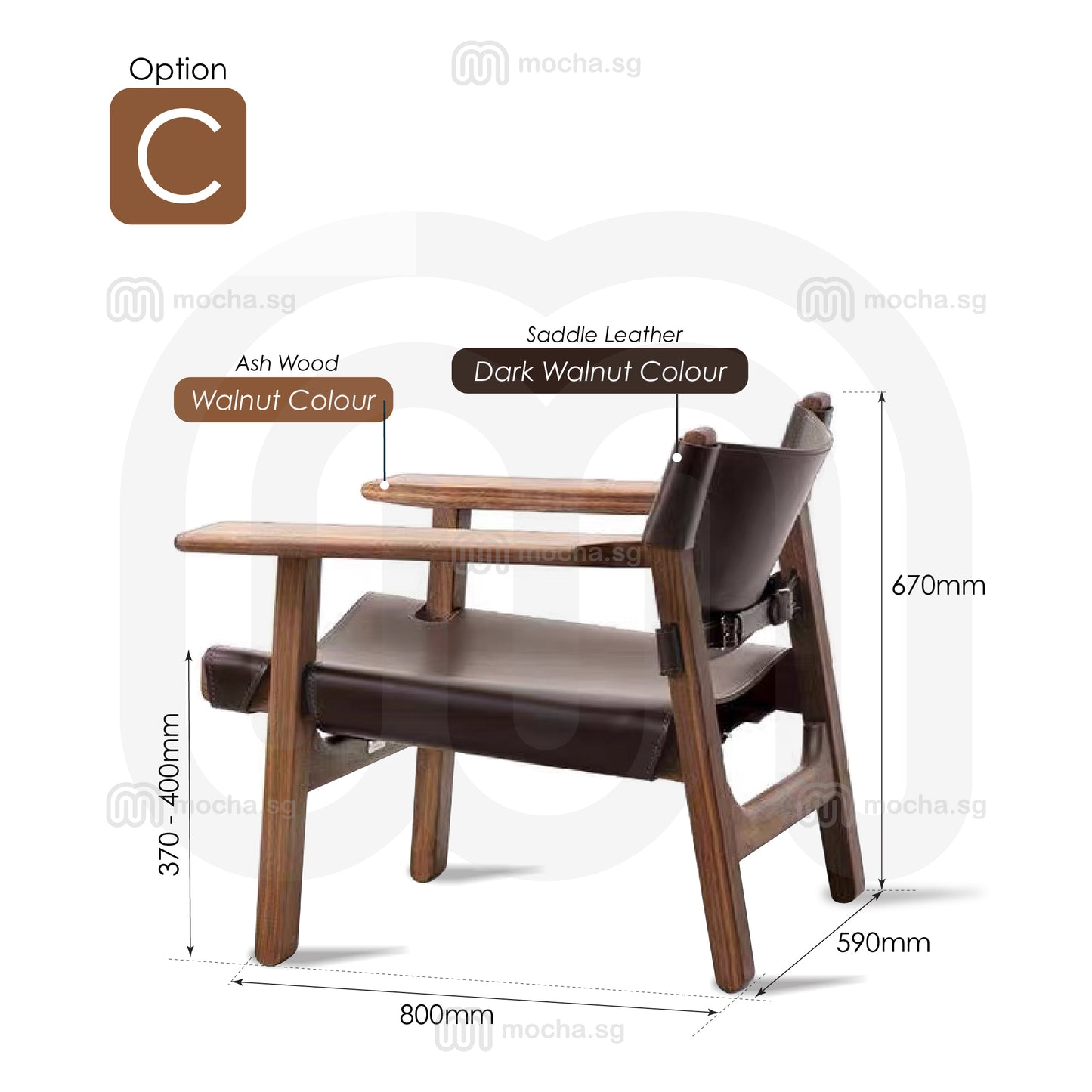 Sierra – Spanish Chair [Lounge Chair]