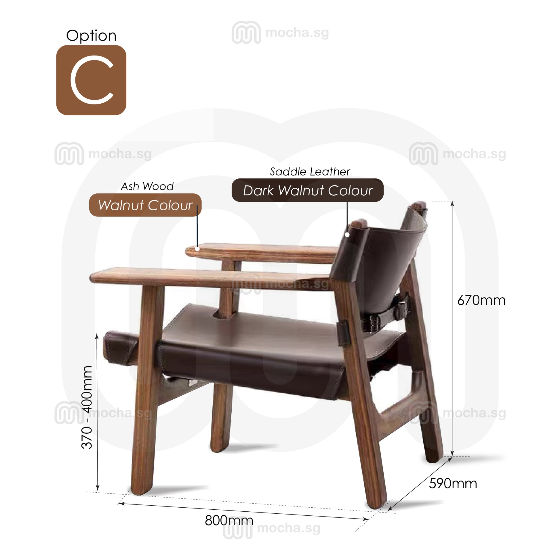 Sierra – Spanish Chair [Lounge Chair]