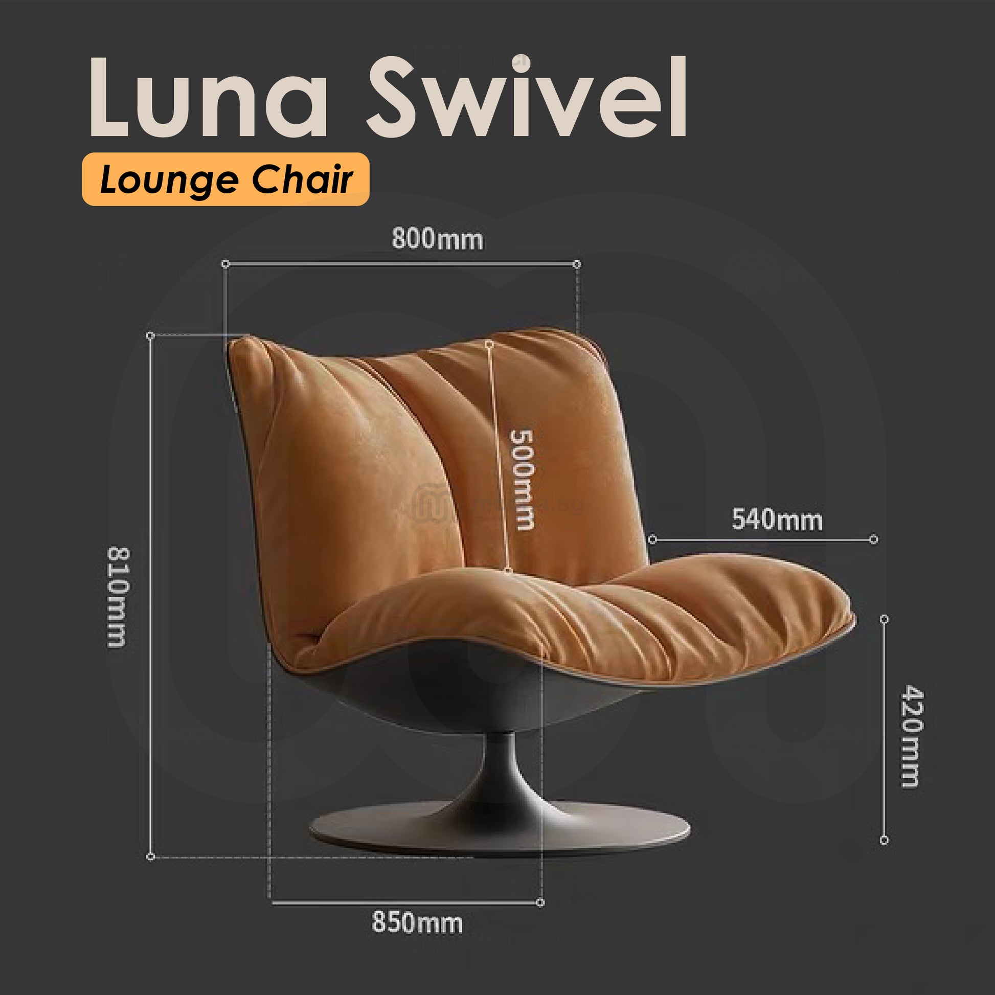 Luna Swivel [Lounge Chair]