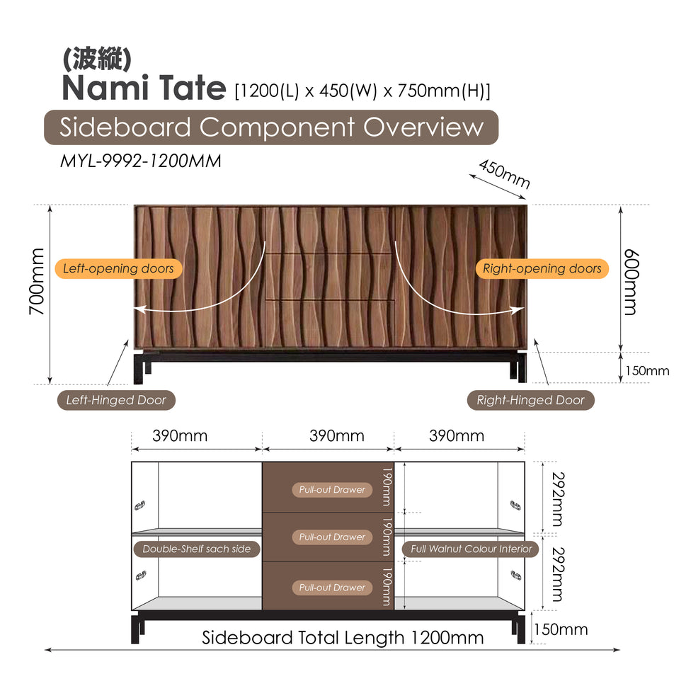 Nami Tate (波縦) – Vertical Wave [Sideboard]