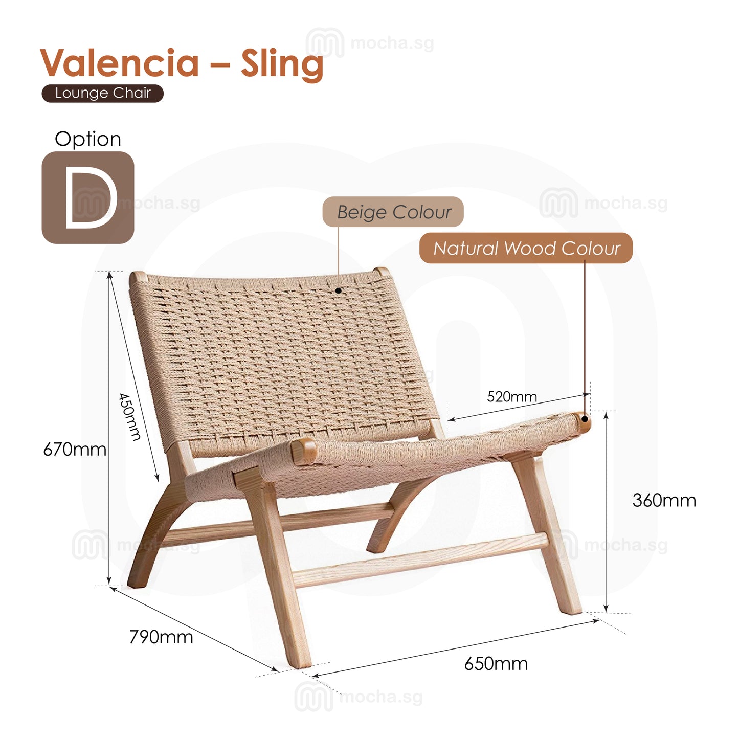 Valencia – Sling [Lounge Chair]